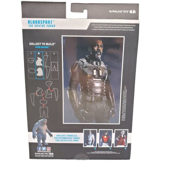 DC Multiverse Bloodsport Collect to Build King Shark Action Figure - Picture 6 of 9